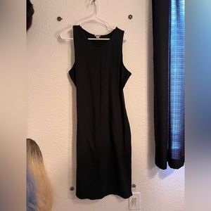 Light black tank dress